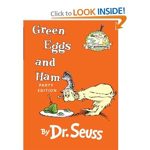 Huevos verdes con jamon, Green Eggs and Ham, Del Sol Books