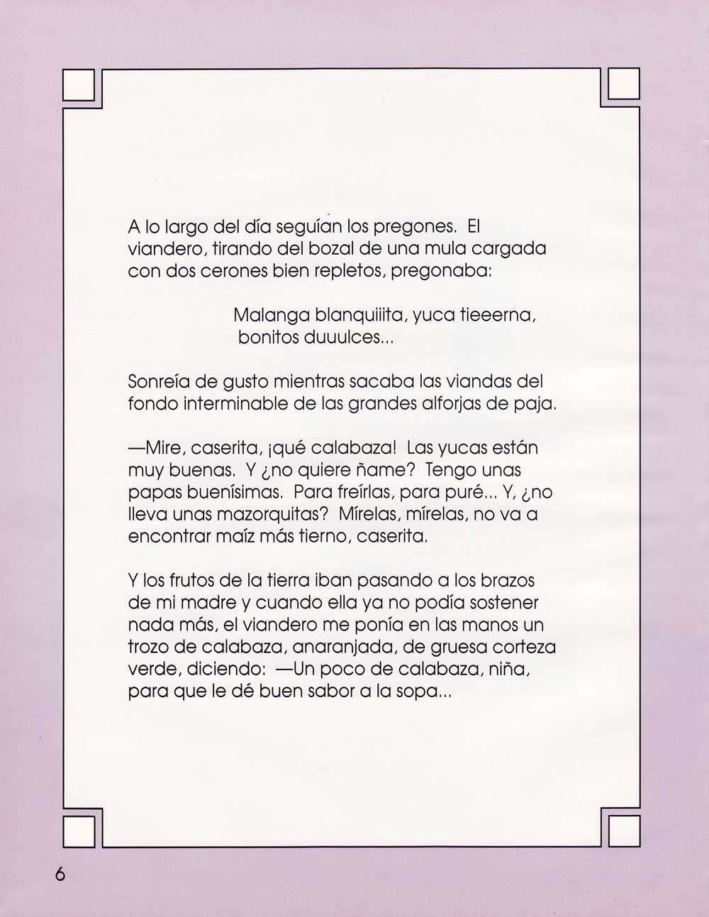 Pregones, Del Sol Books