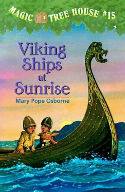 Barcos vikingos al amanecer - Viking Ships at Sunrise, Del Sol Books